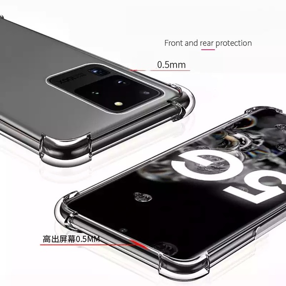 Samsung S20 Ultra Transparant Soft Case - Picture 2 of 2